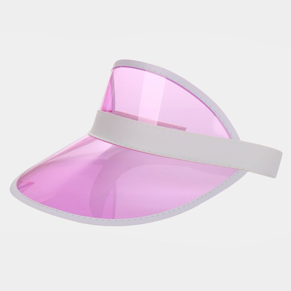HATEGORY Transparent Fashion Visor Sun Hat