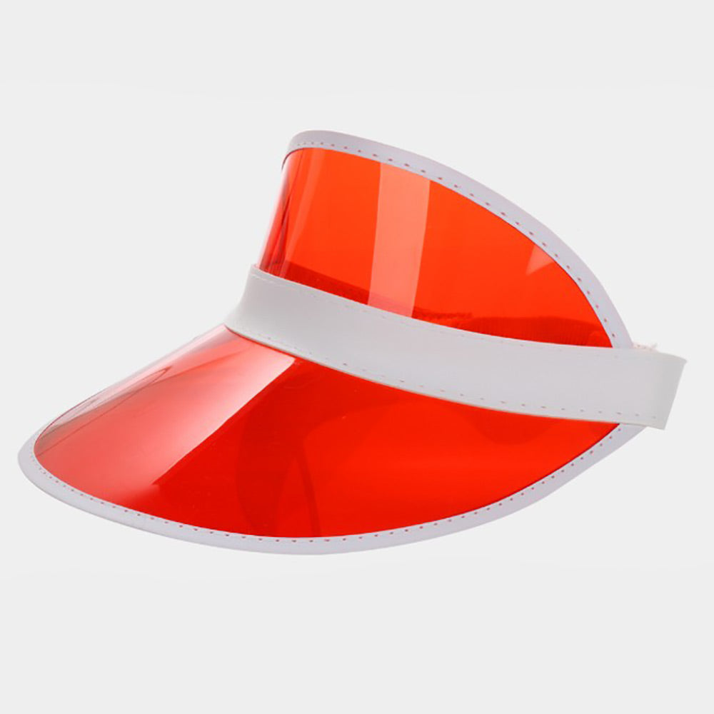HATEGORY Transparent Fashion Visor Sun Hat