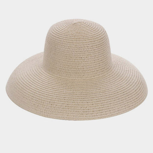 HATEGORY Straw Floppy Sun Hat