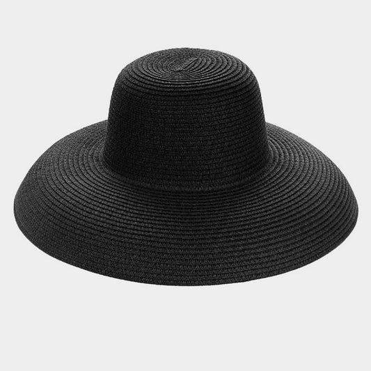HATEGORY Straw Floppy Sun Hat