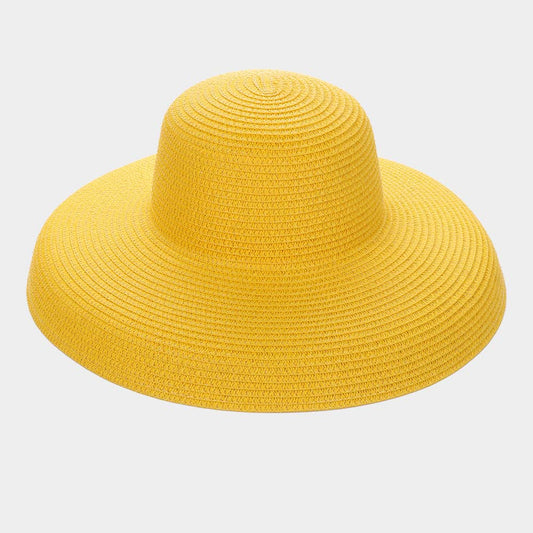 HATEGORY Straw Floppy Sun Hat