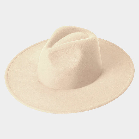 HATEGORY Solid Panama Hat