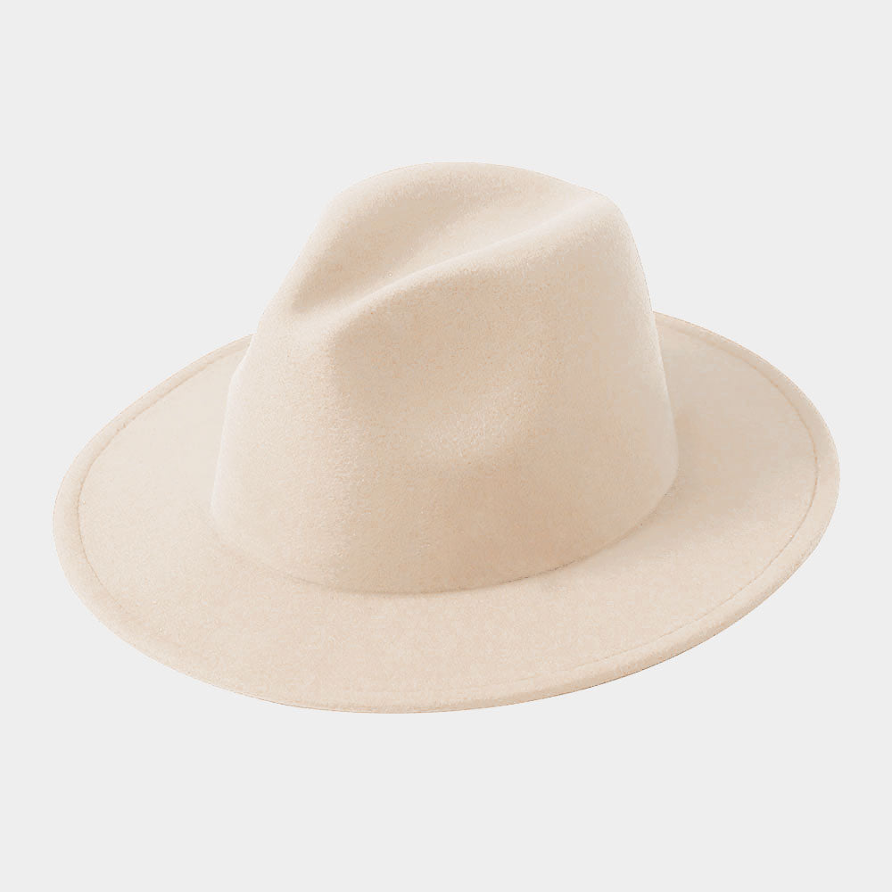 HATEGORY Solid Fedora Hat