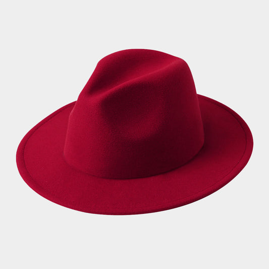 HATEGORY Solid Fedora Hat