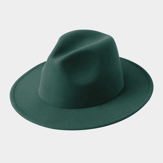 HATEGORY Solid Fedora Hat