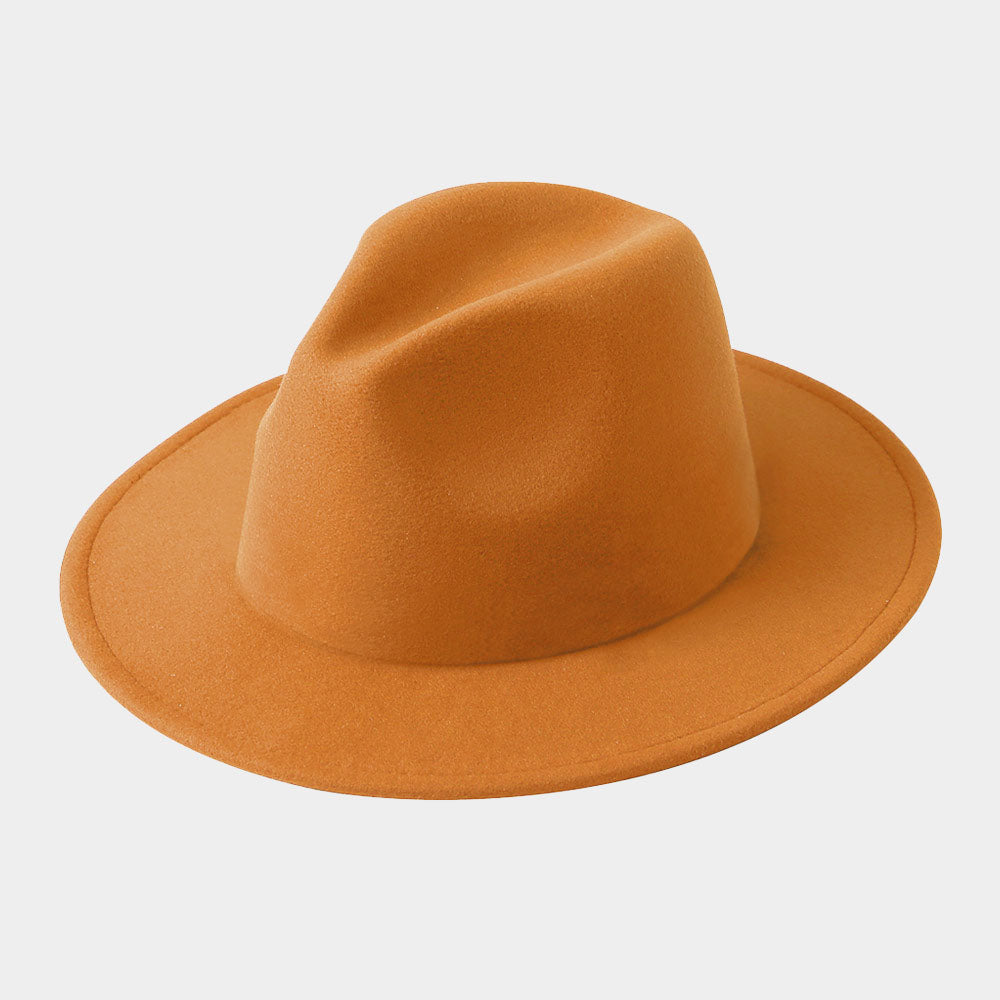 HATEGORY Solid Fedora Hat