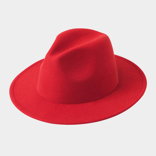 HATEGORY Solid Fedora Hat