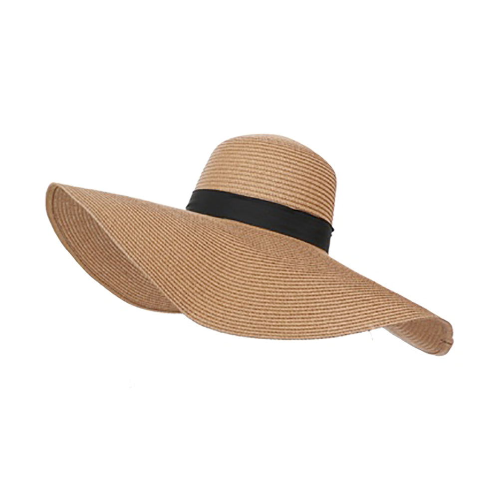 HATEGORY Straw Floppy Beach Sun Hat