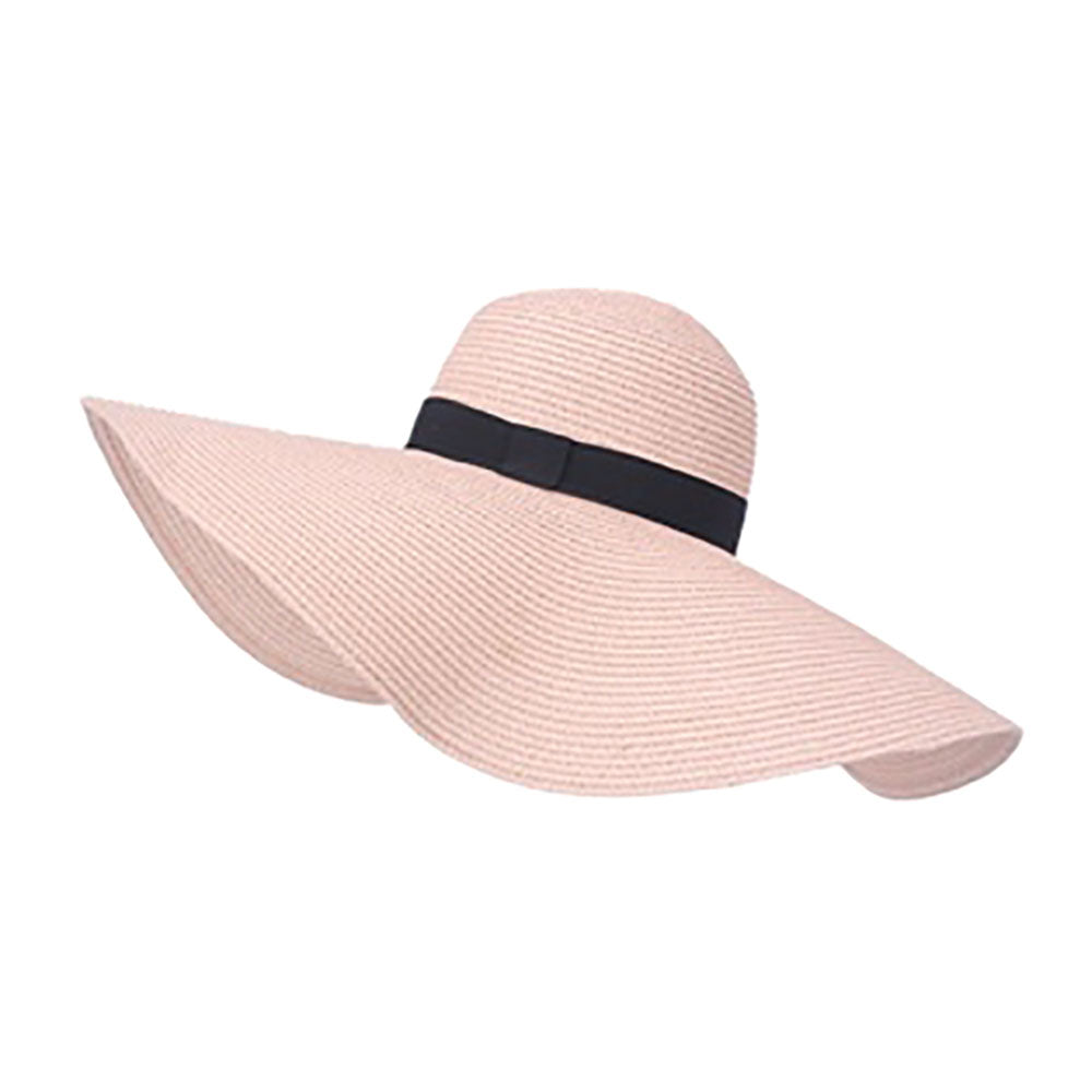 HATEGORY Straw Floppy Beach Sun Hat