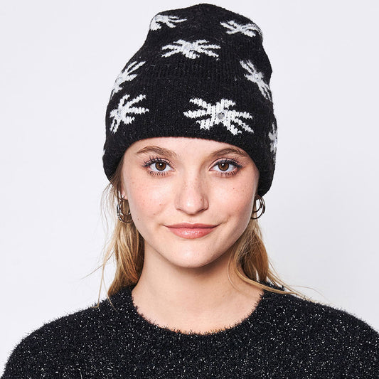 HATEGORY Gem Flower Beanie Hat