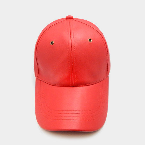 HATEGORY PU leather baseball cap