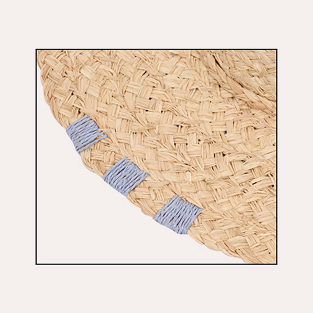 HATEGORY Raffia Pointed Straw Sun Hat