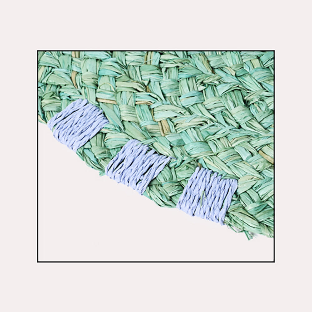 HATEGORY Raffia Pointed Straw Sun Hat