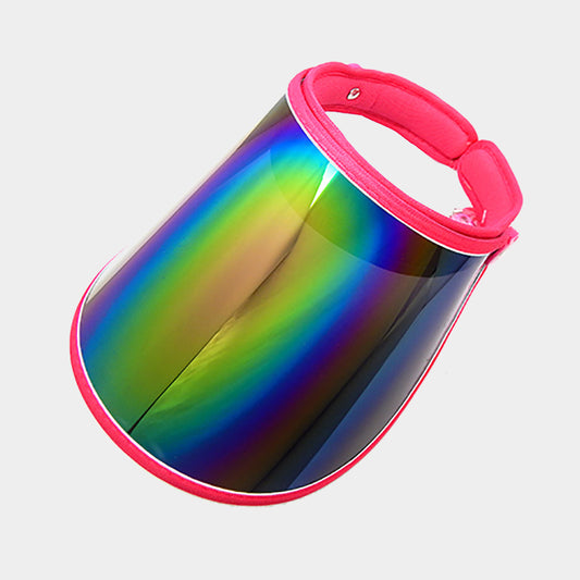 HATEGORY Hologram Fashion Visor Sun Hat