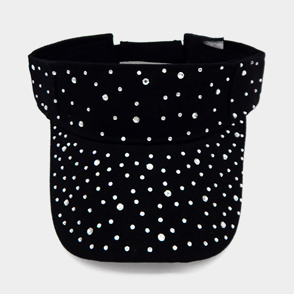 HATEGORY Bling Studded Visor Hat