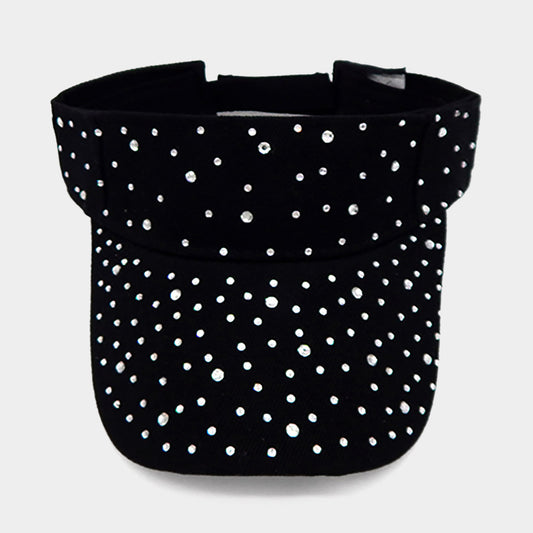 HATEGORY Bling Studded Visor Hat