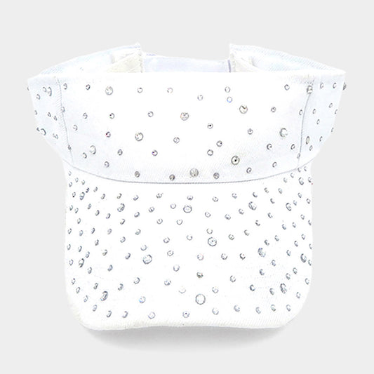 HATEGORY Bling Studded Visor Hat