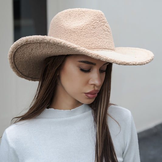HATEGORY Fleece Teddy Bear Cowboy Hat