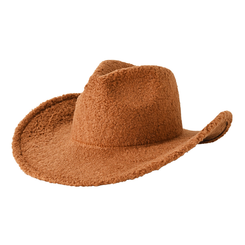 HATEGORY Fleece Teddy Bear Cowboy Hat