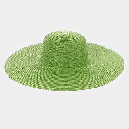 HATEGORY Basic paper straw floppy sun hat