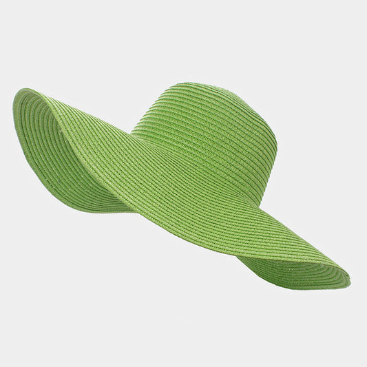 HATEGORY Basic paper straw floppy sun hat
