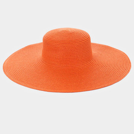 HATEGORY Basic paper straw floppy sun hat