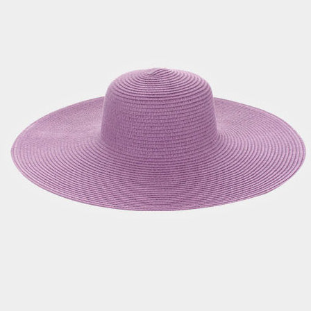 HATEGORY Basic paper straw floppy sun hat