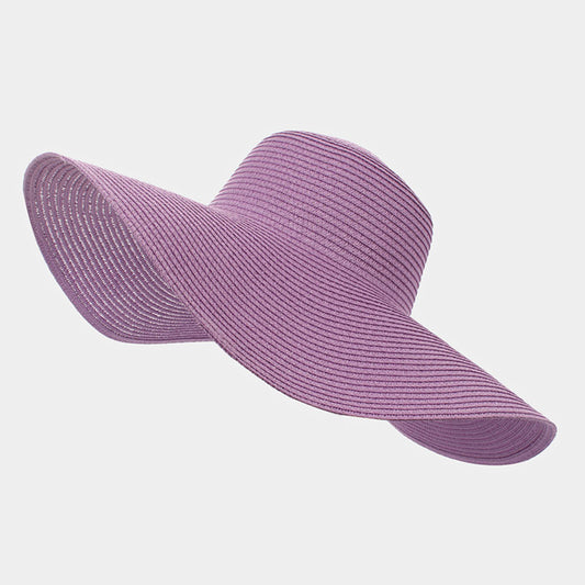 HATEGORY Basic paper straw floppy sun hat