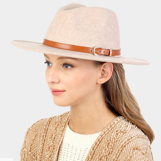 HATEGORY Belt Style Trim Panama Hat