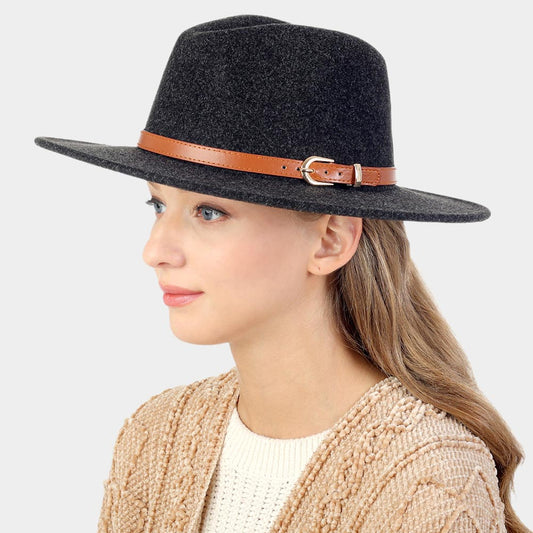 HATEGORY Belt Style Trim Panama Hat