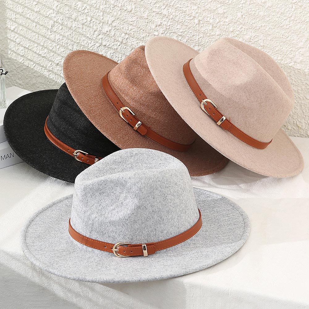 HATEGORY Belt Style Trim Panama Hat