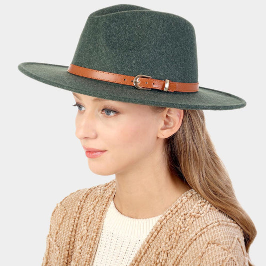 HATEGORY Belt Style Trim Panama Hat