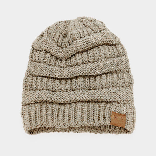HATEGORY Soft Cable Knit Beanie