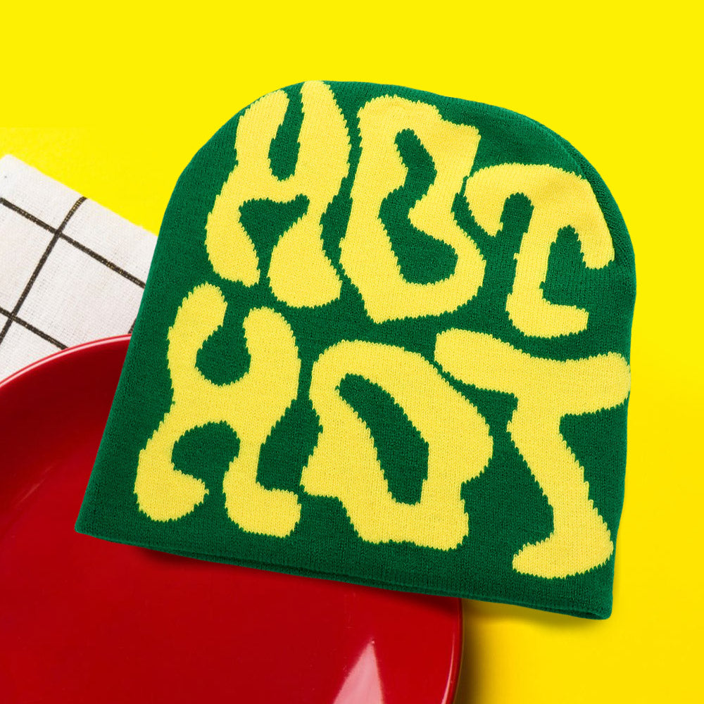 HATEGORY Hot Hot Message Beanie Hat