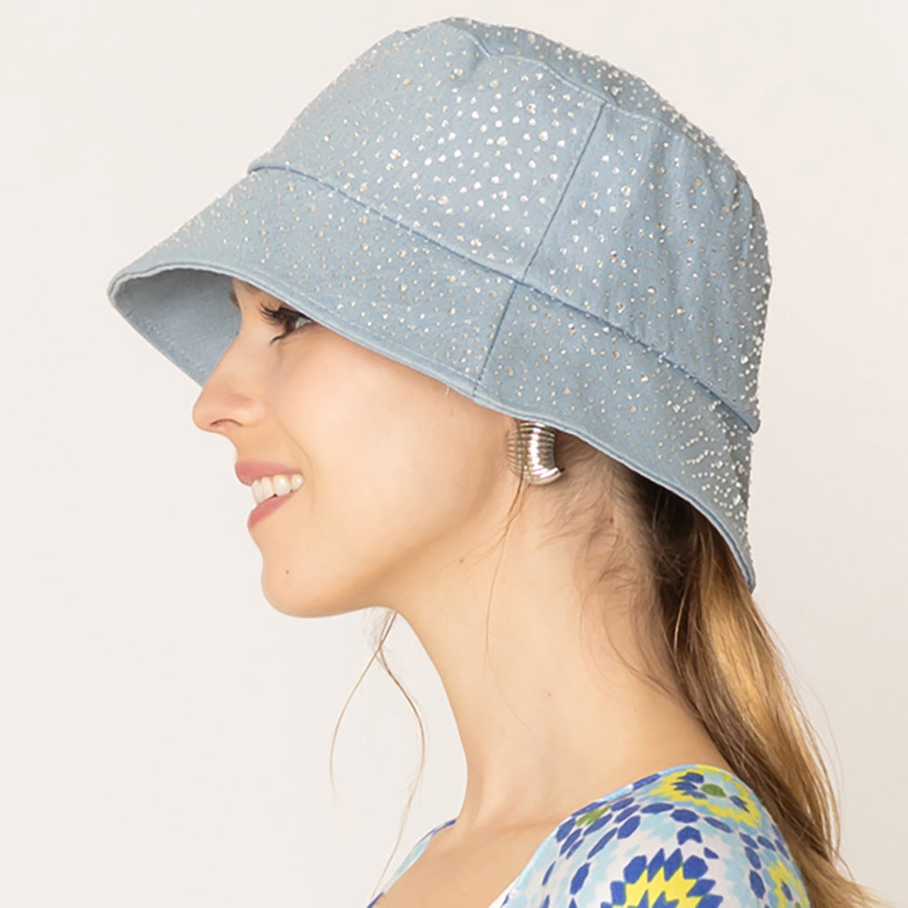 HATEGORY Stone Denim Bucket Hat