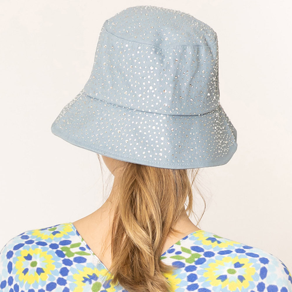 HATEGORY Stone Denim Bucket Hat