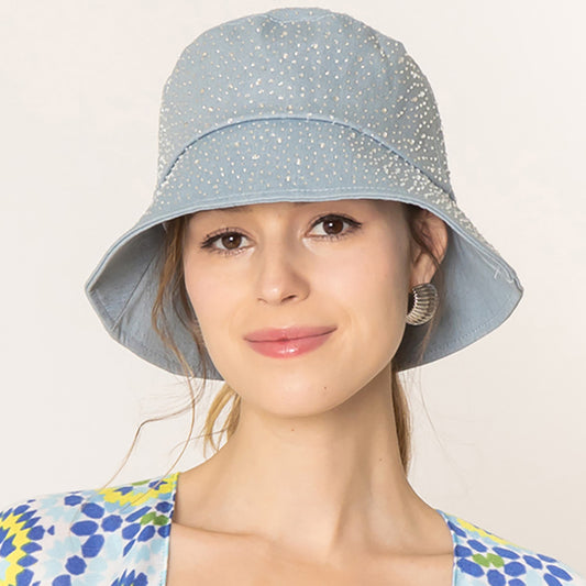 HATEGORY Stone Denim Bucket Hat