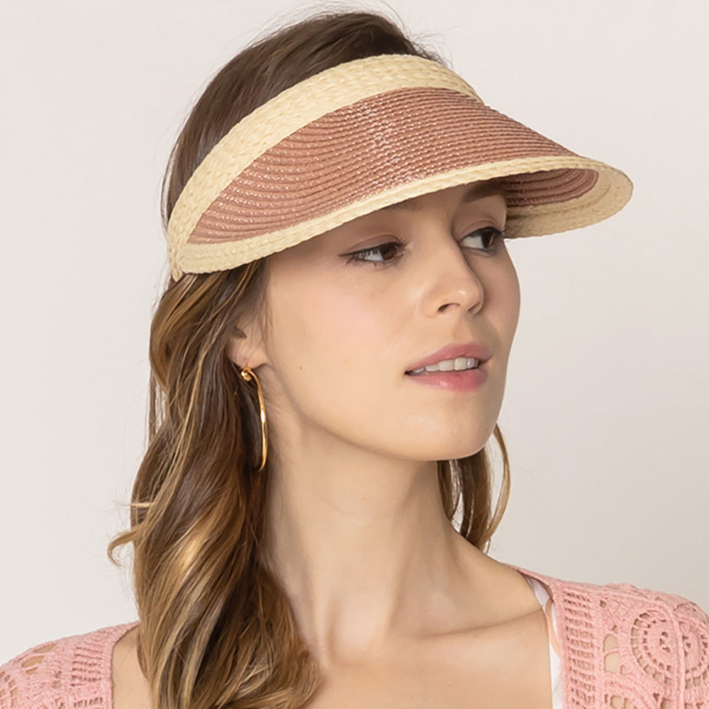 HATEGORY Straw Sun Visor Hat
