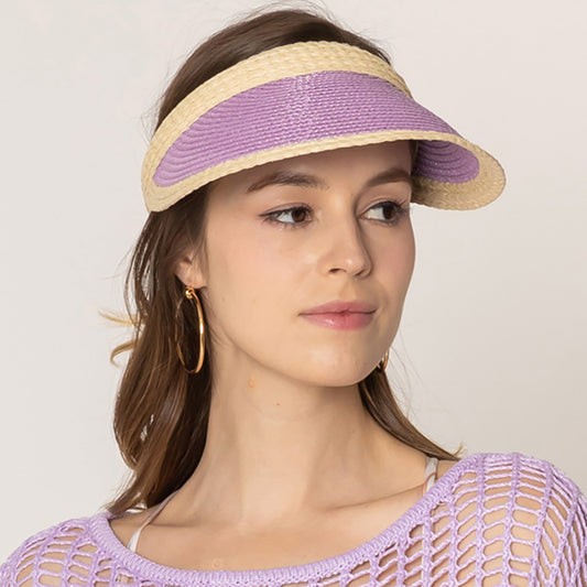 HATEGORY Straw Sun Visor Hat