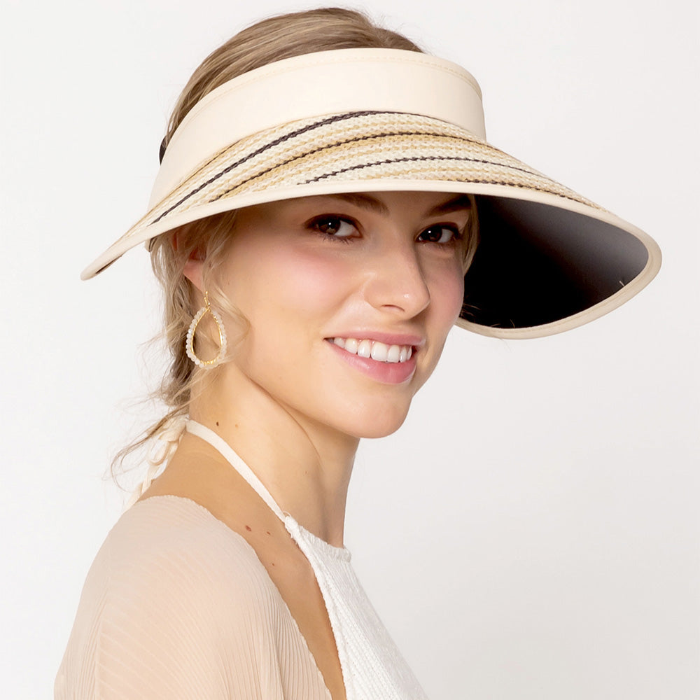 HATEGORY Zigzag Line Visor Hat