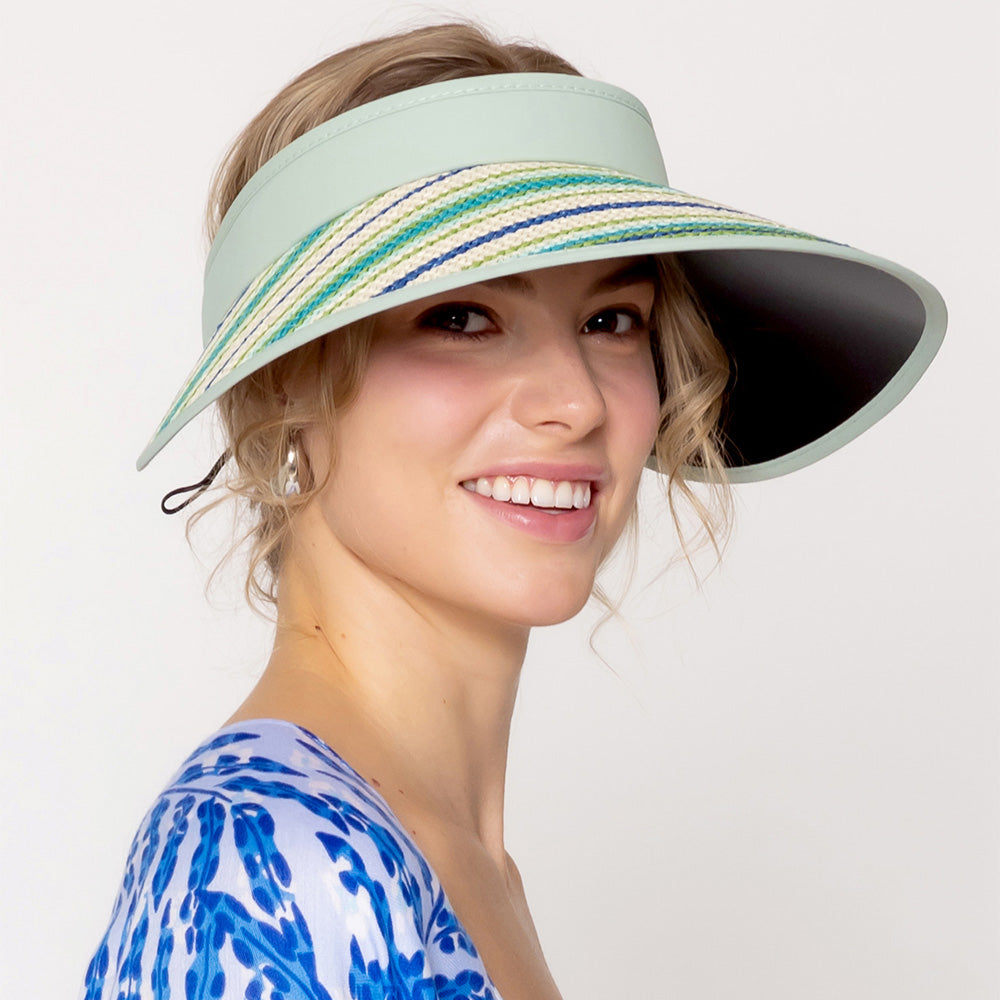 HATEGORY Zigzag Line Visor Hat
