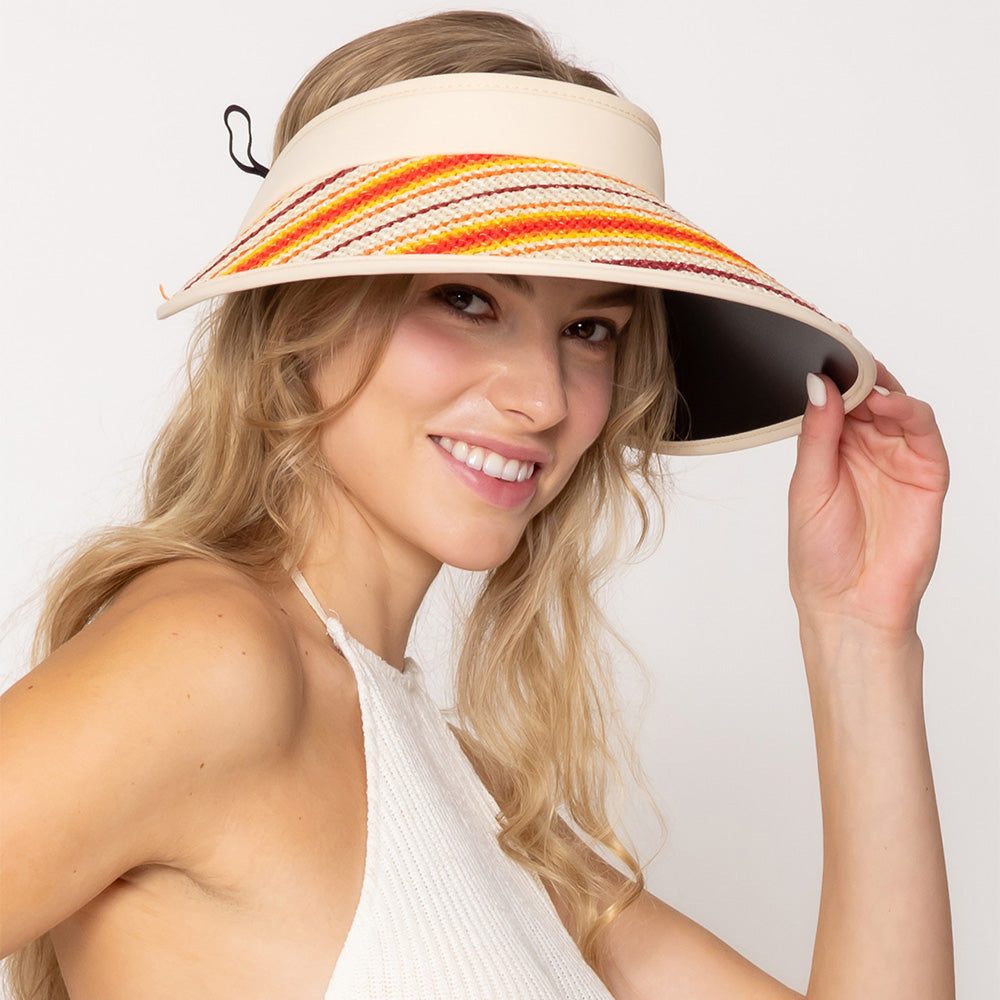 HATEGORY Zigzag Line Visor Hat