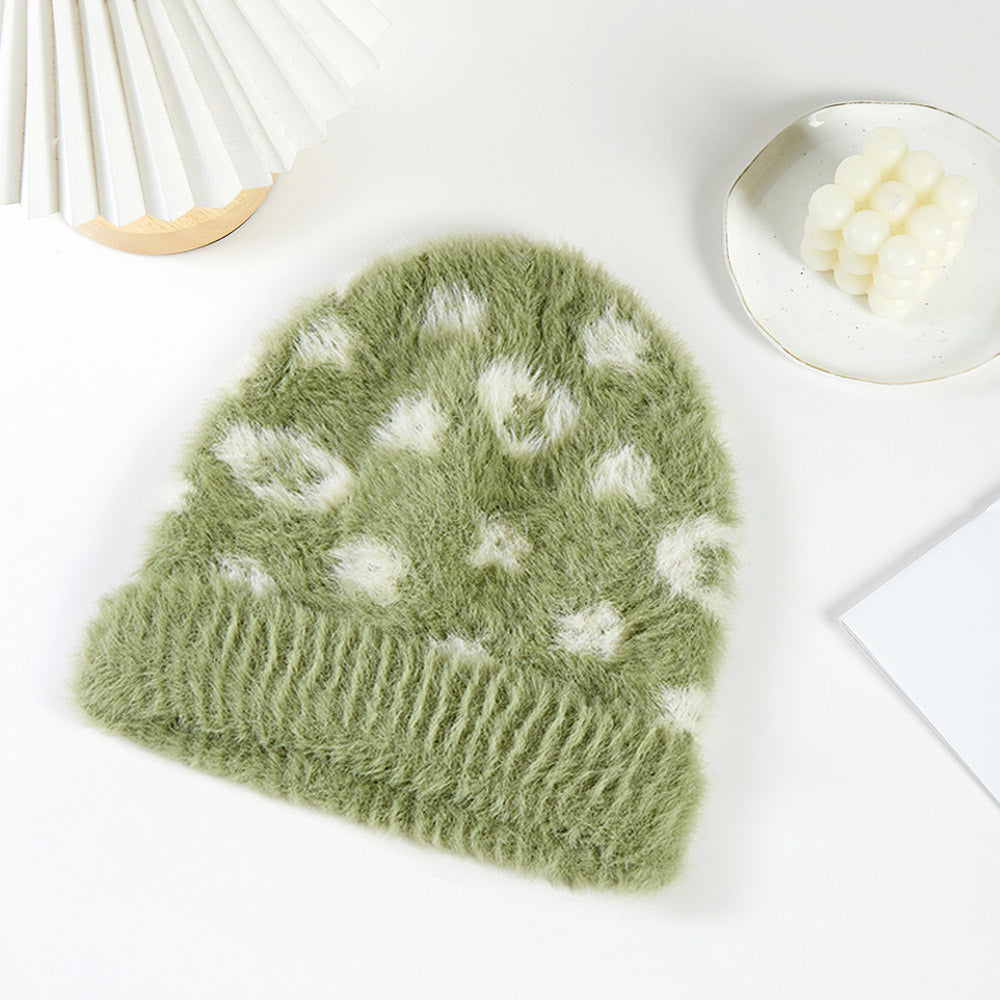 HATEGORY Leopard Patterned Beanie Hat