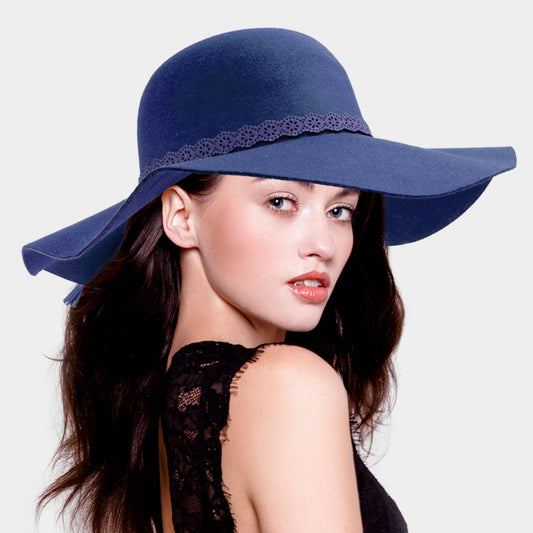 HATEGORY Cotton Blend Felt Floppy Hat