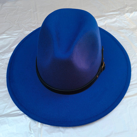 HATEGORY Belt Band Pointed Fedora Hat