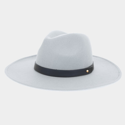 HATEGORY Wide Brim Fedora Rancher Hat