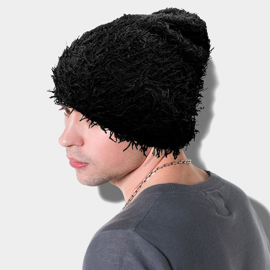 HATEGORY Fuzzy Winter Beanie Hat