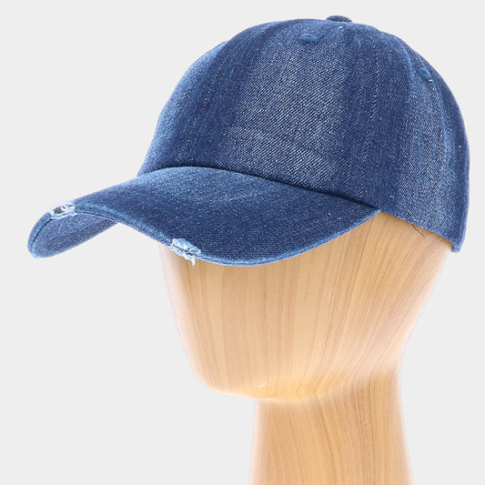 HATEGORY Denim Baseball Cap