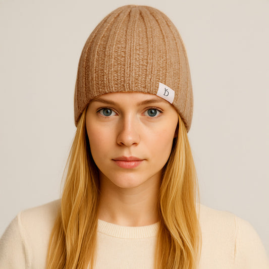 HATEGORY Rib Knitted Winter Beanie Hat