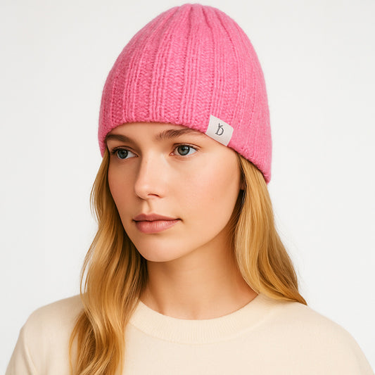 HATEGORY Rib Knitted Winter Beanie Hat